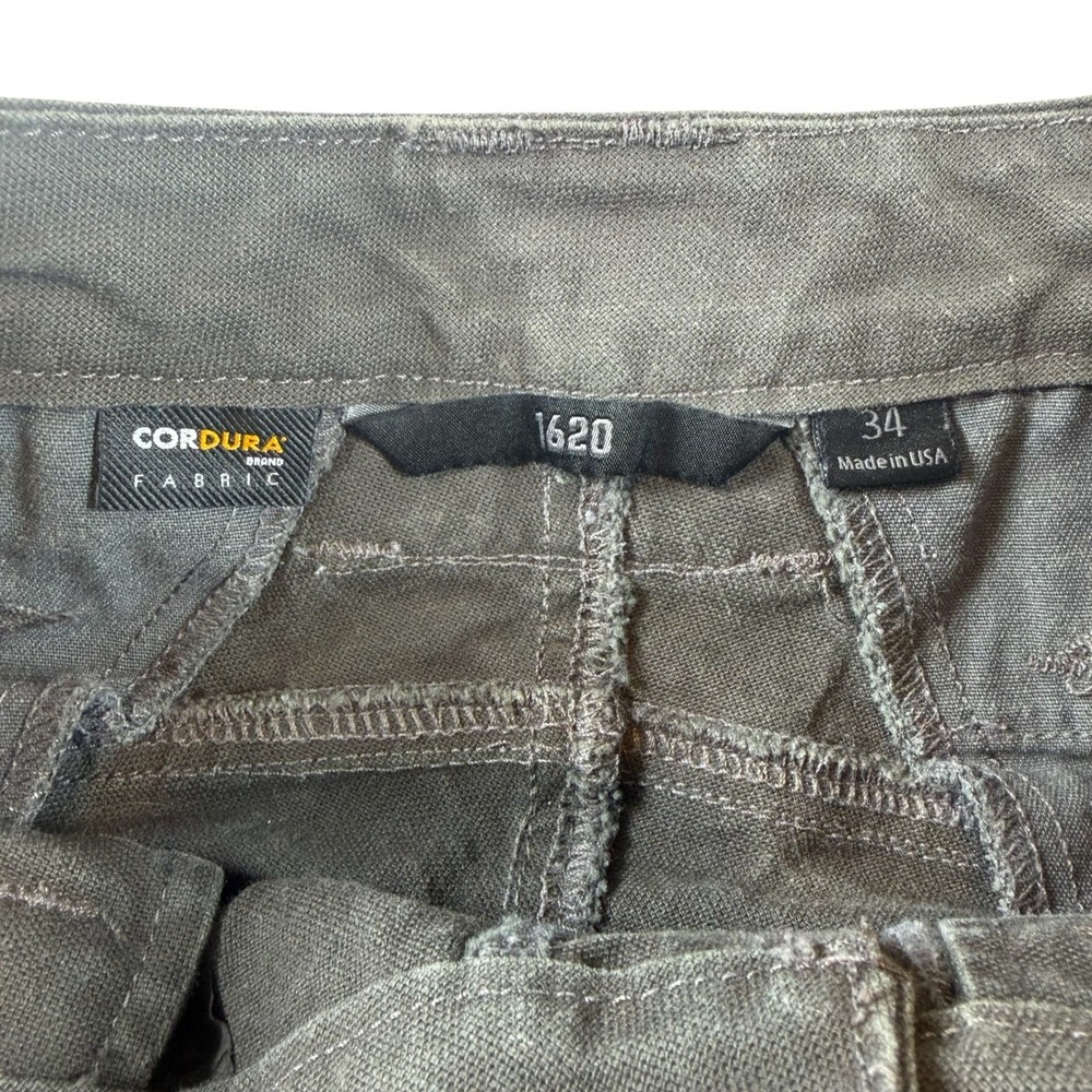 1620 Workwear Mens 34 Double Knee Cordura Utility Pants Gray Made in USA - Picture 8 of 9